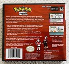 Pokemon Ruby Version Case Only Game Boy Box Pok  mon Nintendo Ds Case Sized