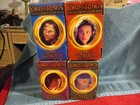 Lord Of The Rings 2001 Burger King Complete Set Of 4 Glass Goblets With Boxes