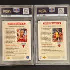 Lot Of 2 - 1996 Upper Deck Collector s Choice - Michael Jordan - Psa 5 6