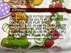 Vintage Strawberry Shortcake Full Sheet Set - 1980 Sealed Package Jc Penney Nos