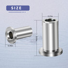 6 Pack For Crathco Stainless Steel Bearing Sleeves Fits Grindmaster Crathco 3220