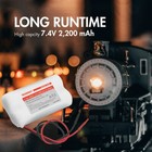 Tenergy Li-ion 7 4v 2200mah Rechargeable Battery Pack Pcb 2s1p 16 25wh 3a Output