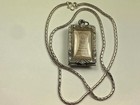 Four-step Thai Buddha Amulet In Very Attractive Case And 26  Metal Necklace