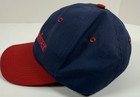 Vintage Budweiser Bud Snapback Hat Cap Blue Red Embroidered Usa Made 90s