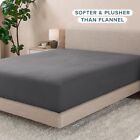 Super Soft Fleece Fitted Sheet - Deep Pocket From Bare Home