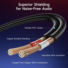 3 5mm 1 8 Inch Trs To 2 Xlr Cable  Male To Male Aux To Dual Xlr Brea
