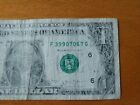 2013  1 Dollar Bill Insufficient Ink Inking   Or Just Washed  