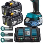 2pack 6 0ah Battery Or Dual Charger For Makita 18v 8 0ah Lxt Lithium-ion Bl1890