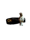 Vintage Dia De Los Muertos Coffin With Mourner Miniature halloween Decor 1   x1 5   