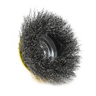 Superior Pads S1824 4-inch Wire Cup Brush  5 8-11 Thread - Crimped Wire 8500 Rpm