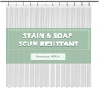 Clear Shower Curtain Liner 5g Heavy Duty Peva Waterproof With 72  x72  New