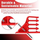 Multi Cablestaples Compatible With Romex Clips  Cable Clip Stackers 100 Pack Red