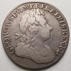 1723 George I Ssc Silver Shilling South Sea Company Spink 3647 British Coin