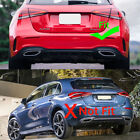 A45 Look Rear Bumper Diffuser W  Tailpipes For 2018-2022 Benz A-class W177