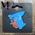 Pokemon Soft Enamel Pin Lapel Collectible Black Rubber Clutch Dualing Gible