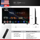 Tcl 55 Inch Q Series 4k Qled Uhd Hdr Smart Google Tv New 2025 Model