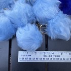 Lot Of Light Blue Cobalt Blue Faux Fur Pom Poms