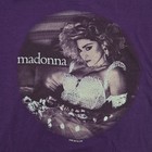 Vintage Madonna The Virgin Tour Purple Concert T-shirt 1985 Size Large