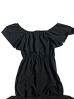 Sugar Lips Black Off Shoulder Maxi Dress Size Medium
