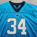 Carolina Panthers Deangelo Williams  34 Reebok Men s Size Xl Blue Nfl Jersey