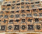 Antique Tapa South Pacific Islands Bark Cloth Excellent 52    X 51   