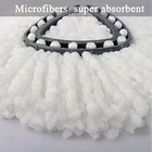 2-12 Pack Mop Replacement Heads For O-ceda Triangle Spin Mop Head Replacement