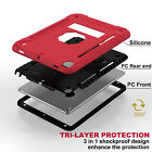 Shockproof Rubber Heavy Duty Case Stand Cover For Ipad 9th 8th 7th 6th 5th air 2