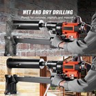750rpm Wet dry Diamond Core Drill Machine Concrete Drill Rig Stand Industrial 