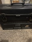 Vintage Plano Phantom Pro Tackle Box Fishing Black Rare 4 Drawer Complete