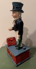 Working   Cast Iron Uncle Sam Mechanical Bank Vintage Reproduction 11    Tall