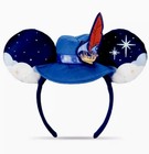 Disney World 50th Mickey Peter Pan s Flight Main Attraction Headband Ears New