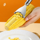 1 Pc Stainless Steel Corn Cob Peeler     Easy Kernel Remover Kitchen Tool