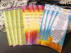New 12 Lot Bookmarks Lord s Prayer  10 Commandments  Books Of Bible Christian