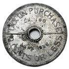 Washington-state Of Washington Tax Commission Tax Token 10 Cents Or Less Wa-s1