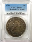 1799 Draped Bust Silver Dollar  1 Coin - Certified Pcgs Xf Detail  ef 