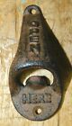Antique Style Rustic Cast Iron Open Here Wall Mounted Bottle Opener Soda Beer  