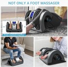 Tisscare Shiatsu Foot Massager With Heat  Foot Massager For Neuropathy  Gray 212