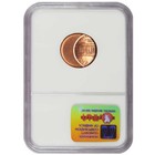 1c Lincoln Cent Mint Error Struck Off Center Ngc Ms66rd