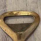 Vintage Heavy Brass Tone Bottle Opener 5 5    Long Handle Barware Beer Soda Tool