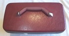 Vintage Samsonite Profile Ii Burgundy Cosmetic Train Case Carry-on Mirror No Key