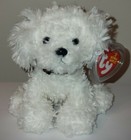 Ty Beanie Baby - Lollipup The Bichon Frise Dog 8  New Mwmts Plush Stuffed Toy