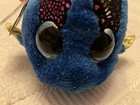 Ty Beanie Boos Aqua Fish Nwt Plush Animal Toy Blue Glitter Metalic Sparkle