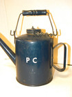 Antique Blue Eagle 2 Qt  Railroad Gas   Oil Can Empty