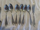 1847 Rogers Bros Floral Flatware Silverware Set 33 Pieces