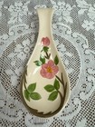 Vintage Franciscan Desert Rose Spoon Rest Holder 9  Long Pink Flowers England