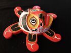 Classic Northwest Coast Design   red Sun  Carved Wooden Mask   Wy-1124 03477