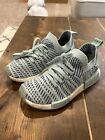 Adidas Nmd R1 Stlt Cq2031 Green Blue Primeknit Shoes Women s Size 5 5