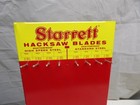 Nos Starrett Hacksaw Blade Counter Top Display Rack New