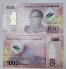 Angola 1000 Kwanzas 2023 P 162 Polymer Unc New Banknote