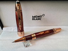 Montblanc John F Kennedy Special Edition Rollerball Pen Burgundy Rose Gold Nib